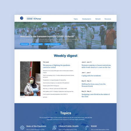 COVID-19 Information Portal thumbnail