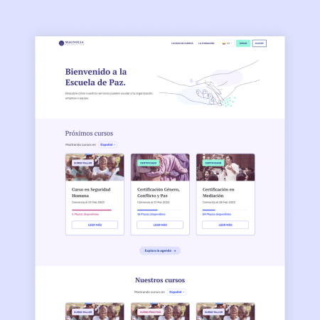 Magnolia Foundation website thumbnail